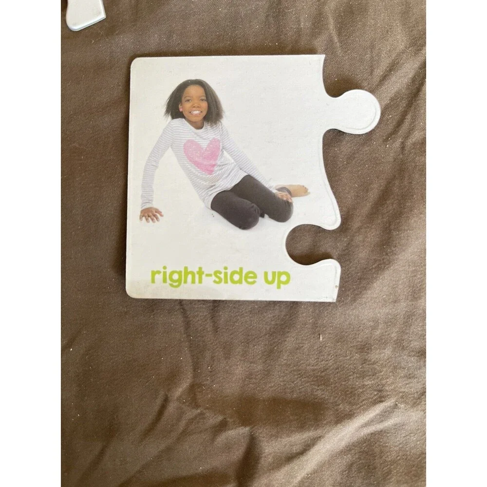 Opposite Learning Preschool Puzzle Pairs 14 Double Sided Puzzles Learning Cards
